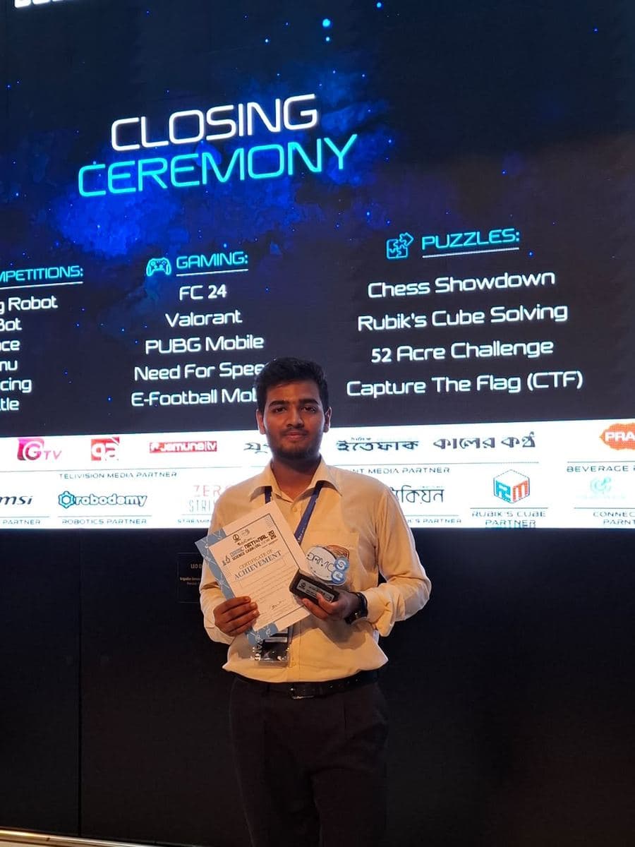 DRMC IT Club Tech Carnival closing ceremony
