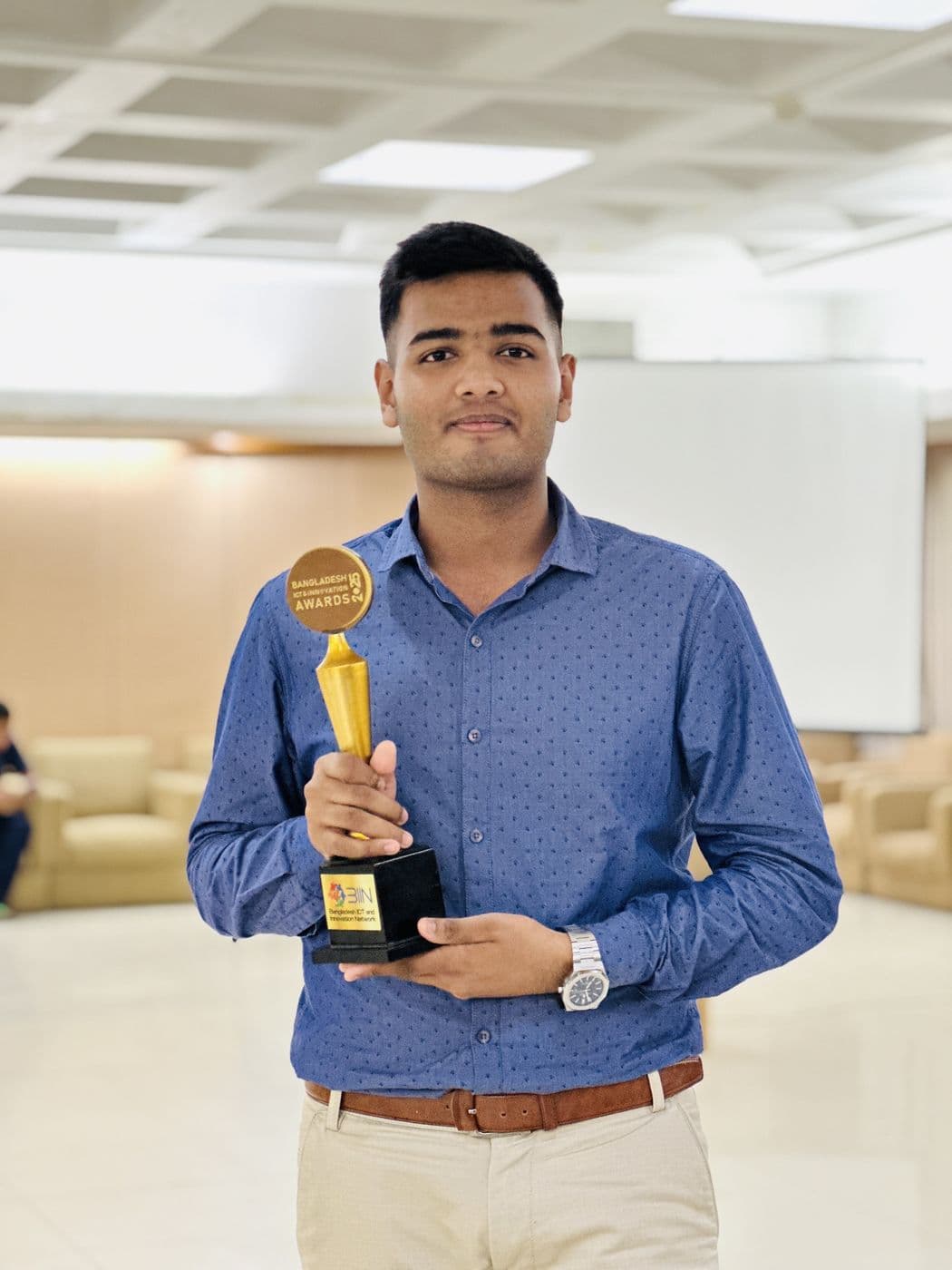 Bangladesh ICT & Innovation Awards 2025 trophy