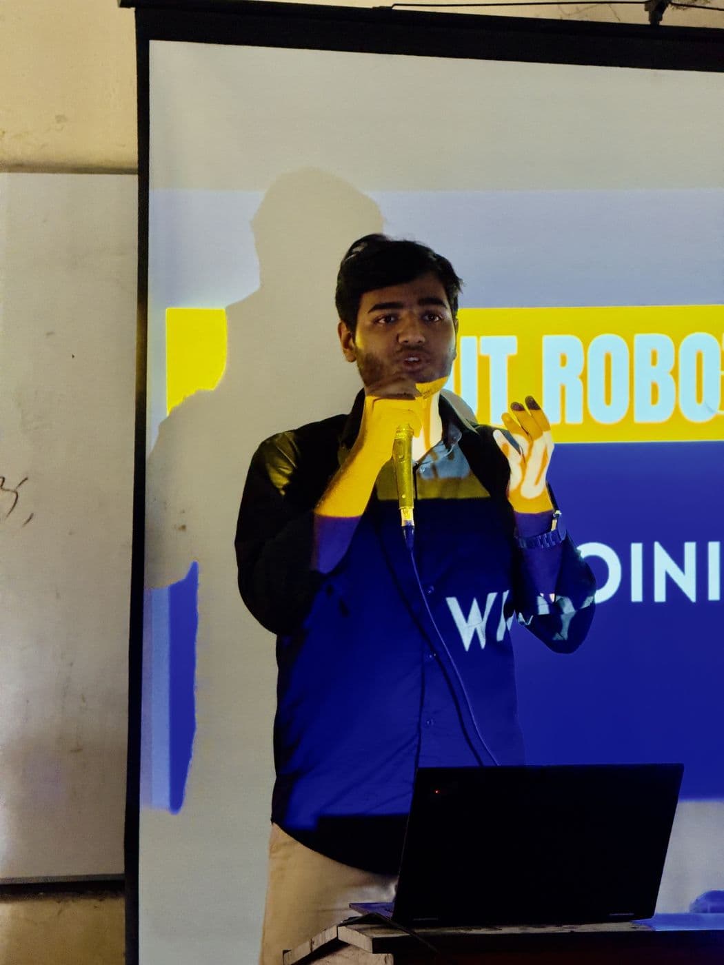 Robotics session for students