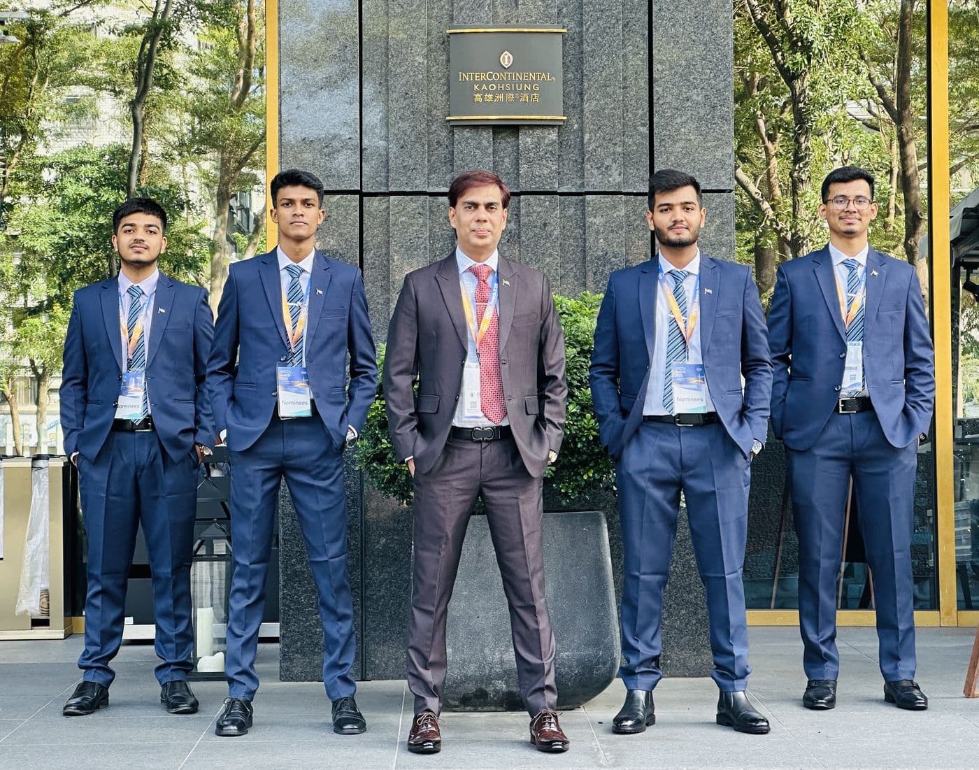 Team C.A.R.E. with our mentor, Kaohsiung