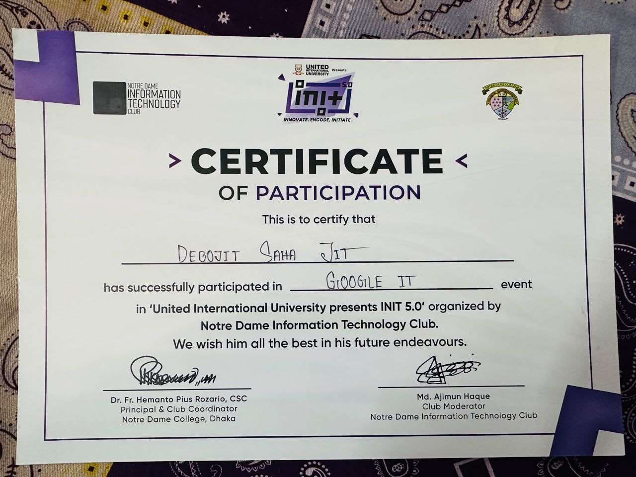 INIT 5.0 — Google It — photo 1