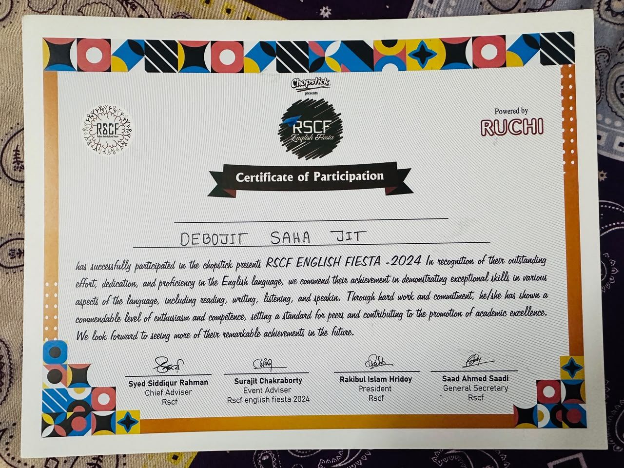 RSCF English Fiesta 2024 — photo 1